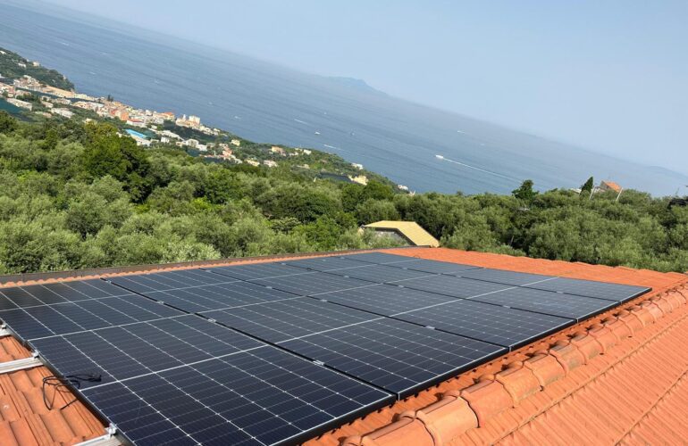 Impianto fotovoltaico Massa Lubrense