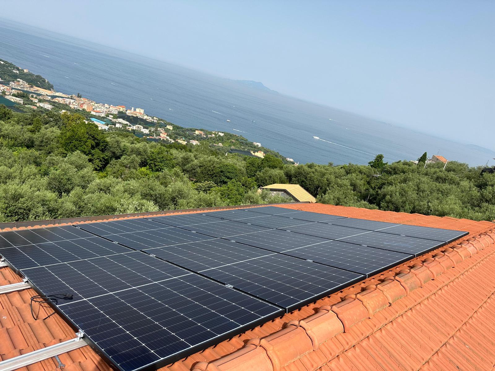 Impianto fotovoltaico Massa Lubrense